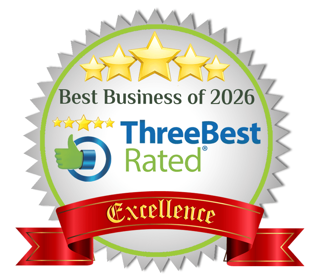 ThreeBestRated Best Business of 2026 award, Lakewood CO